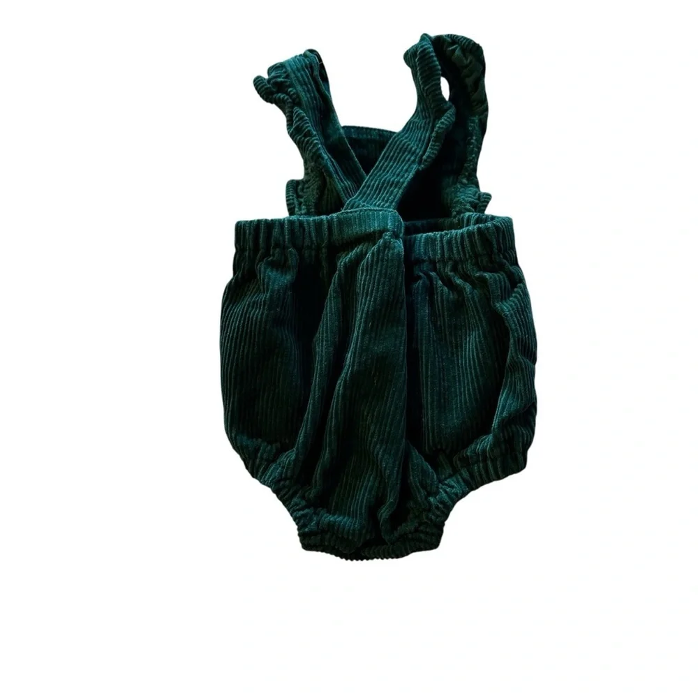 Old Navy Teal Corduroy Baby Romper